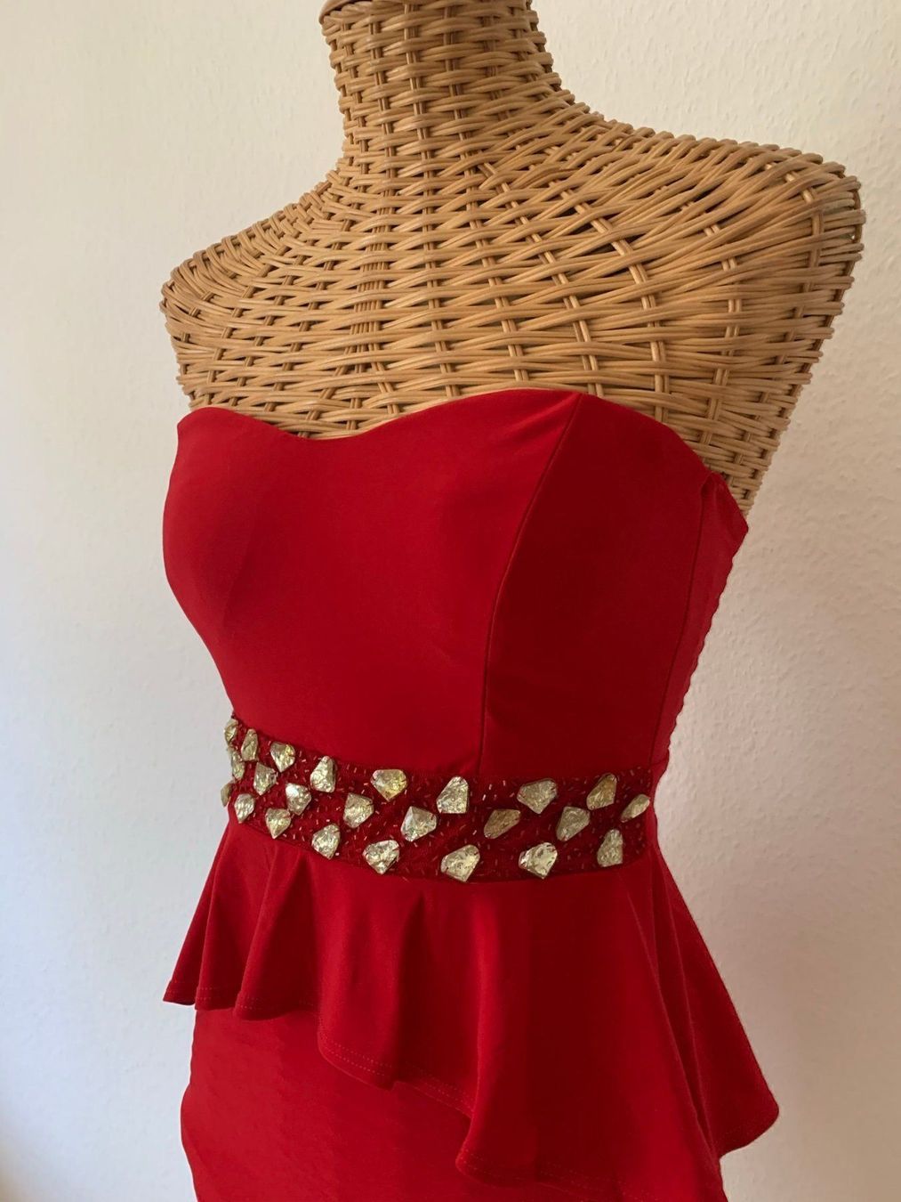 Vestiti: Bustier-Kleid rot elegant - S – Usato da Zürich venduto da Diazaio 1