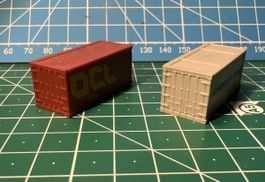 2 Container OCL und Norfolk Line für Spur N