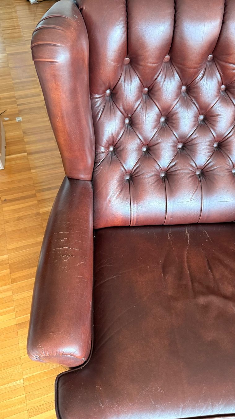 Poltrone: Ledersessel braun Chesterfield – Usato da Wallisellen venduto da lions009 2