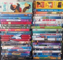 Lot de 70 DVD collection, animation and comedy films,enfants