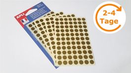 Markierungspunkte, gold, 8mm, 308 Stück