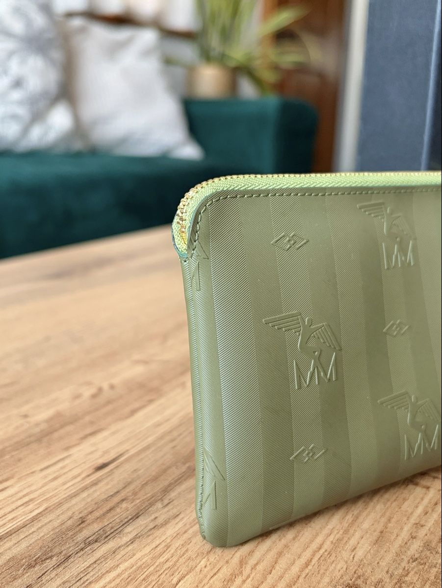 Maison Mollerus Portamonete: Mollerus Albis in Plant mit Gold Hardware – Usato da Wetzikon ZH venduto da Kleeblume 5