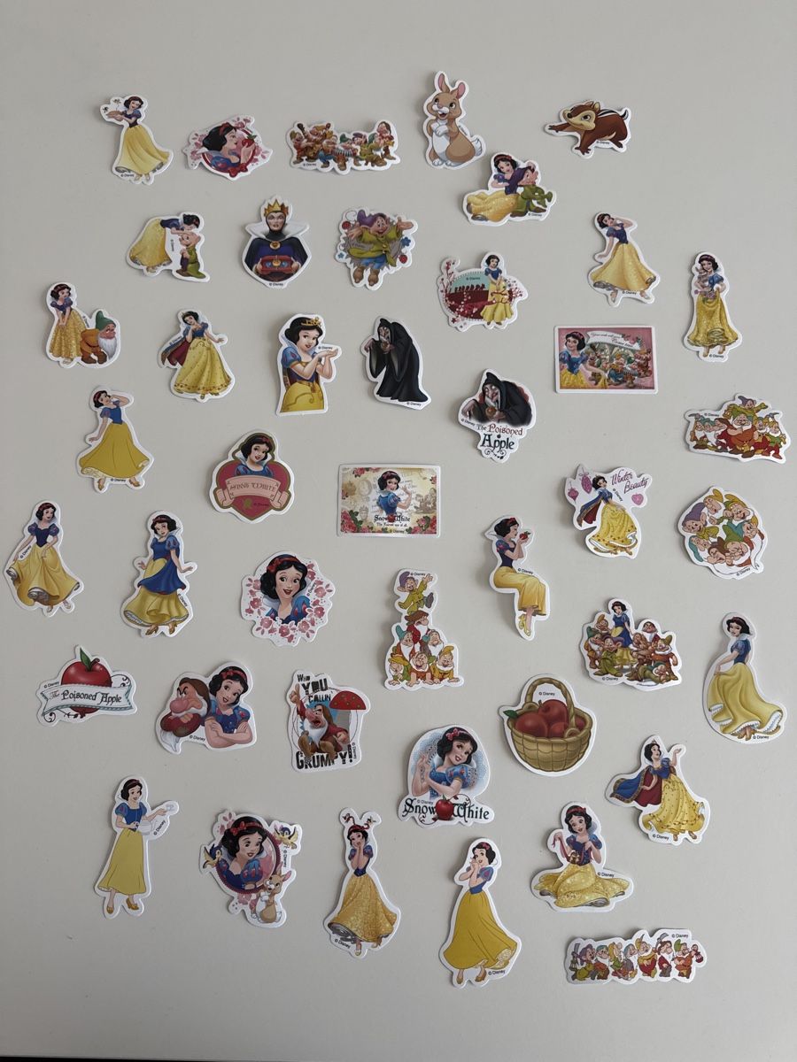Sticker: Schneewittchen Stickers – Nuovo (secondo la descrizione) da Solothurn venduto da Vintage87