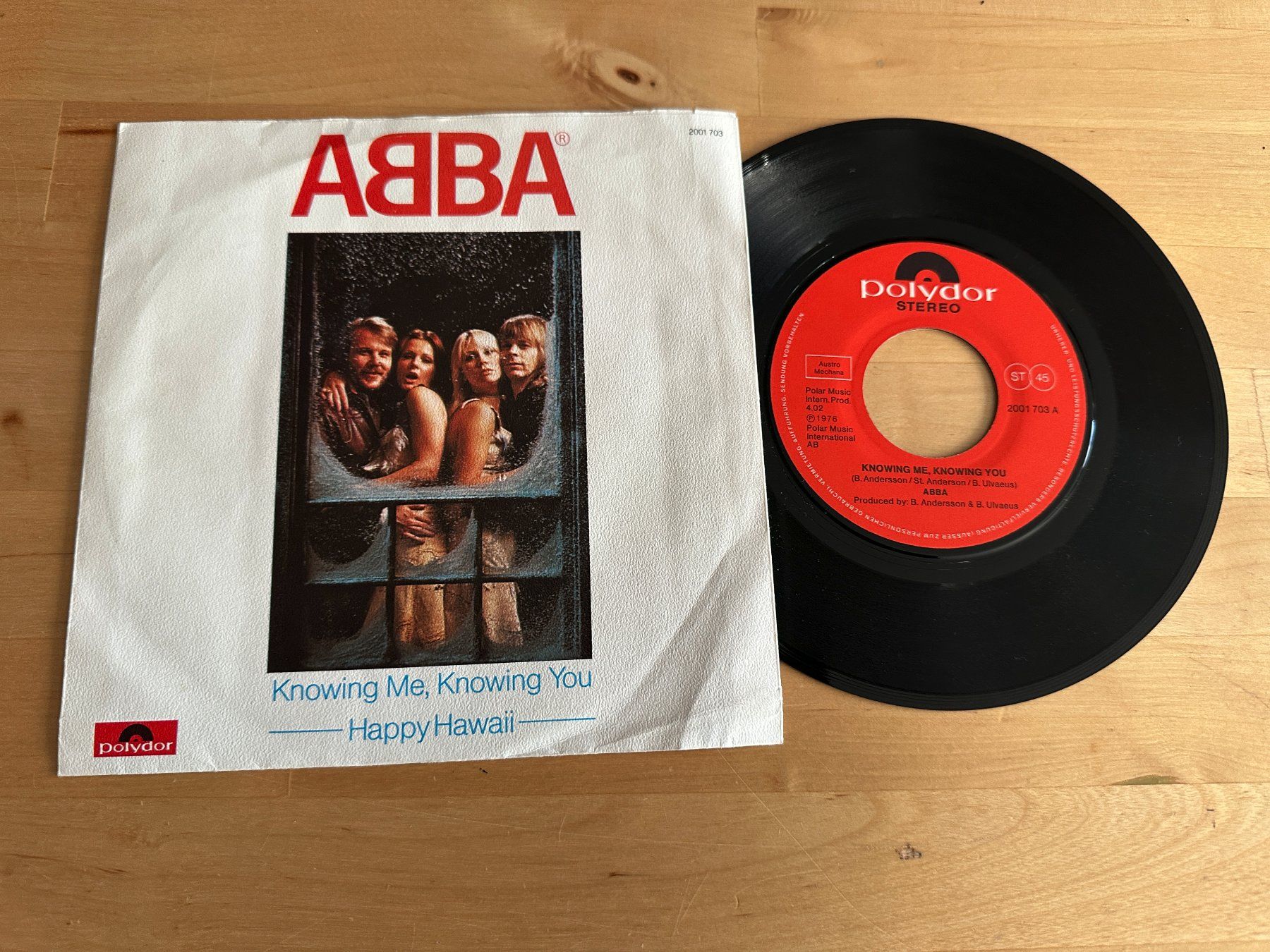 Schallplatten: ABBA super rare Single Knowing Österreich Pressung differnt – Gebraucht aus Basel von Partridge