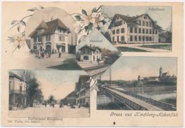 Kirchberg 5 Bild 1907 Bahnhof Dorfstrasse
