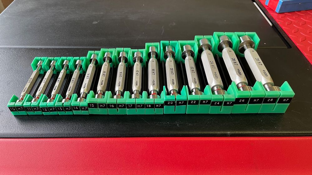 Produktbild von TECWERK Grenzlehrdorn D.25mm Tol.H7 – Mit Gut- Und Ausschussseite Aus Lehrenstahl