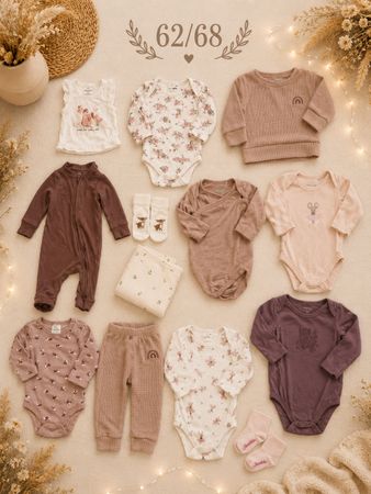Babykleidung Set Altrosa 62/68 Top Zustand