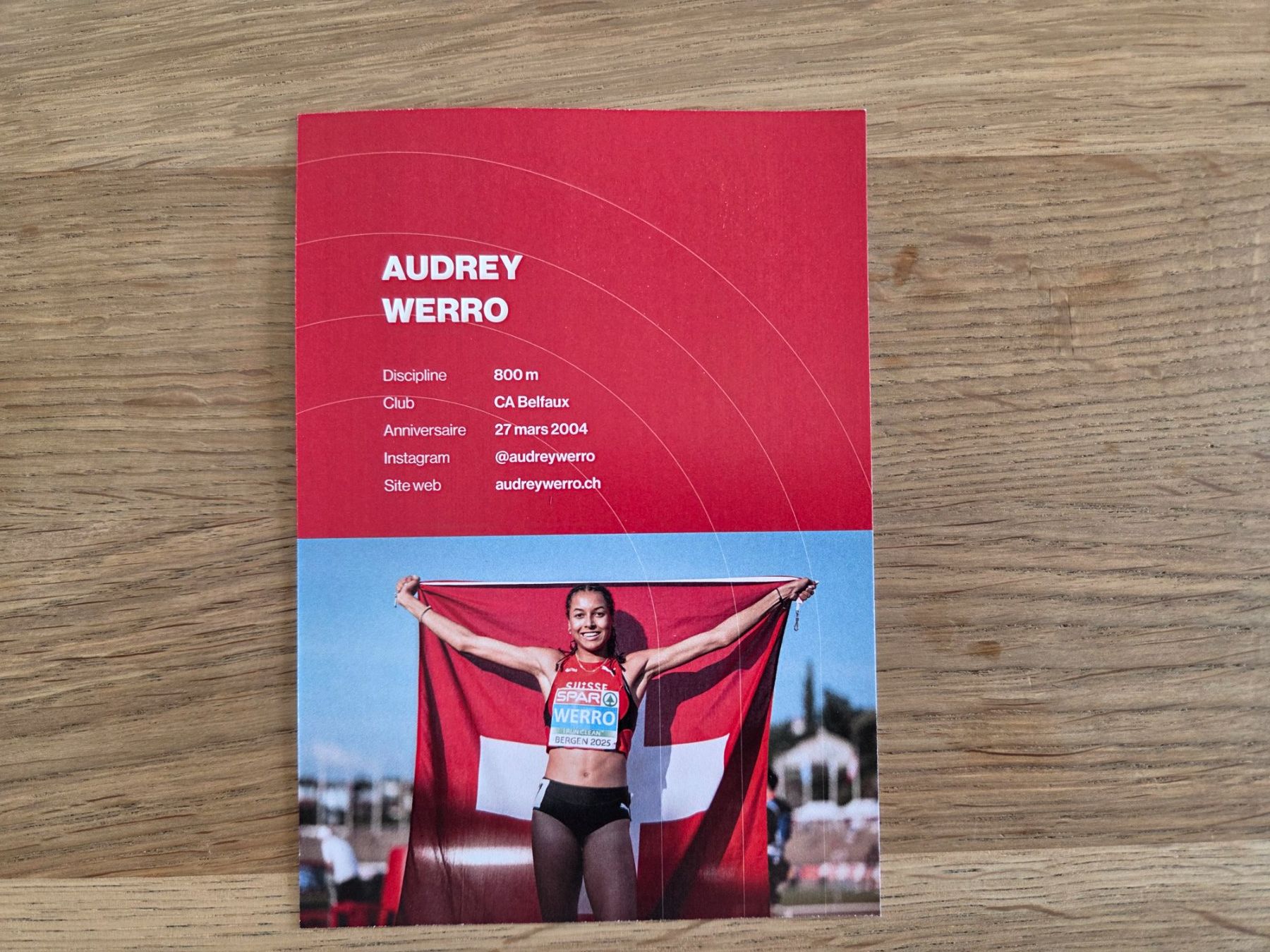 Autografi: Audrey Werro – Nuovo (secondo la descrizione) da Villars-sur-Glane venduto da Bolinot 1