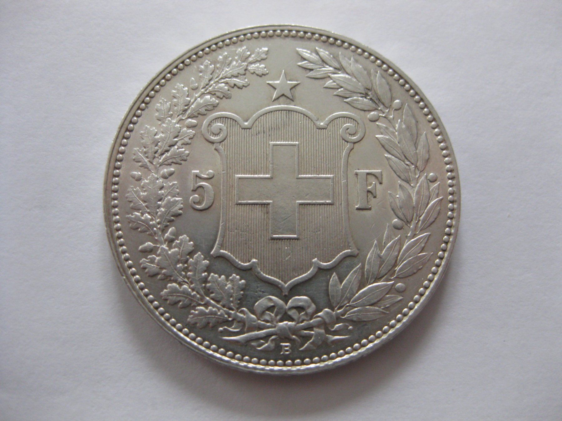 Alle Münzen: RARE  5 Fr  1916 Unz. – Gebraucht aus MERVELIER von chrichrim05 1