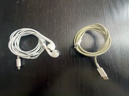 Apple EarPods with Lightning and Lightning to USB-C Cable