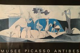 Picasso Plakat "La Joie de Vivre" Antibes