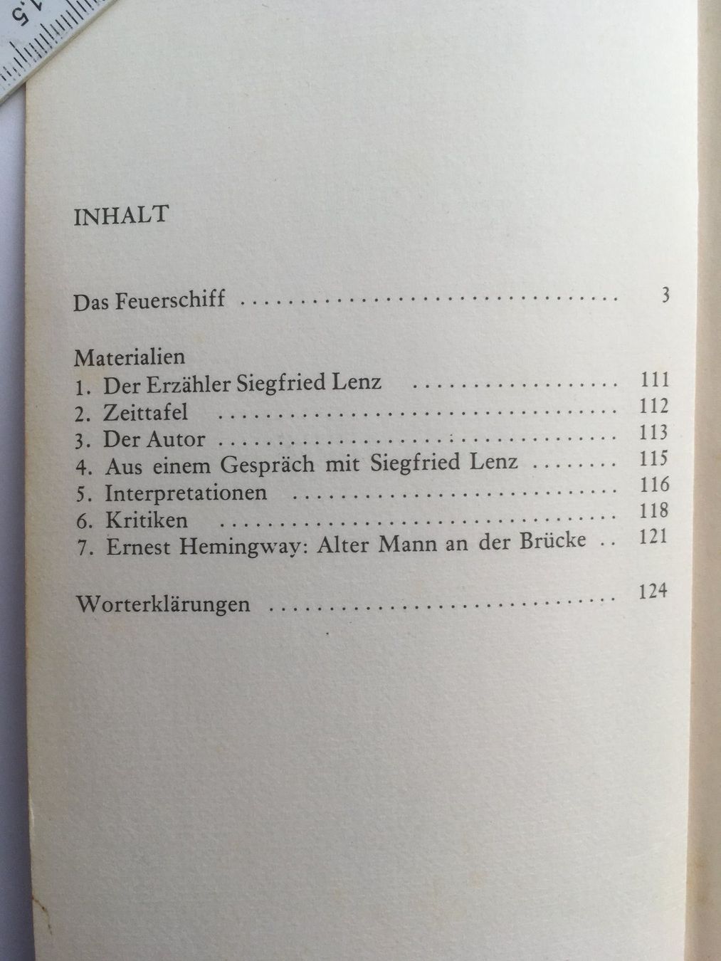 Bücher: Das Feuerschiff - Siegfried Lenz – Gebraucht aus Grenchen von Kogi7 1