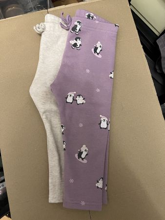 2x gefütterte Leggins Grösse 86