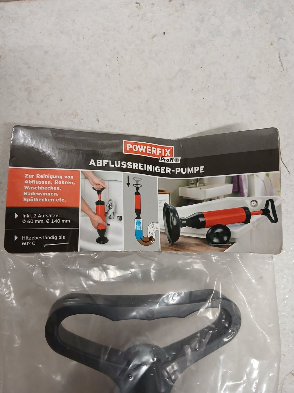 Alle Werkzeuge: Abflussreiniger-Pumpe POWERFIX – Neu (gemäss Beschreibung) aus Pfaffnau von lar_nw2l 2