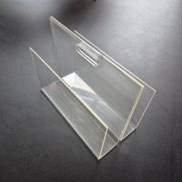 Plexiglas Acryl Magazin Rack Zeitungshalter Zeitungsständer