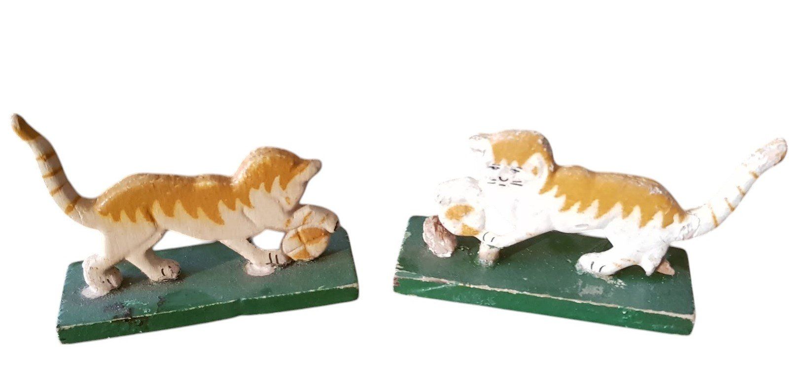 Statuette: Erzgebirge Figur Katzen – Usato da Mörschwil venduto da antiksalon 1