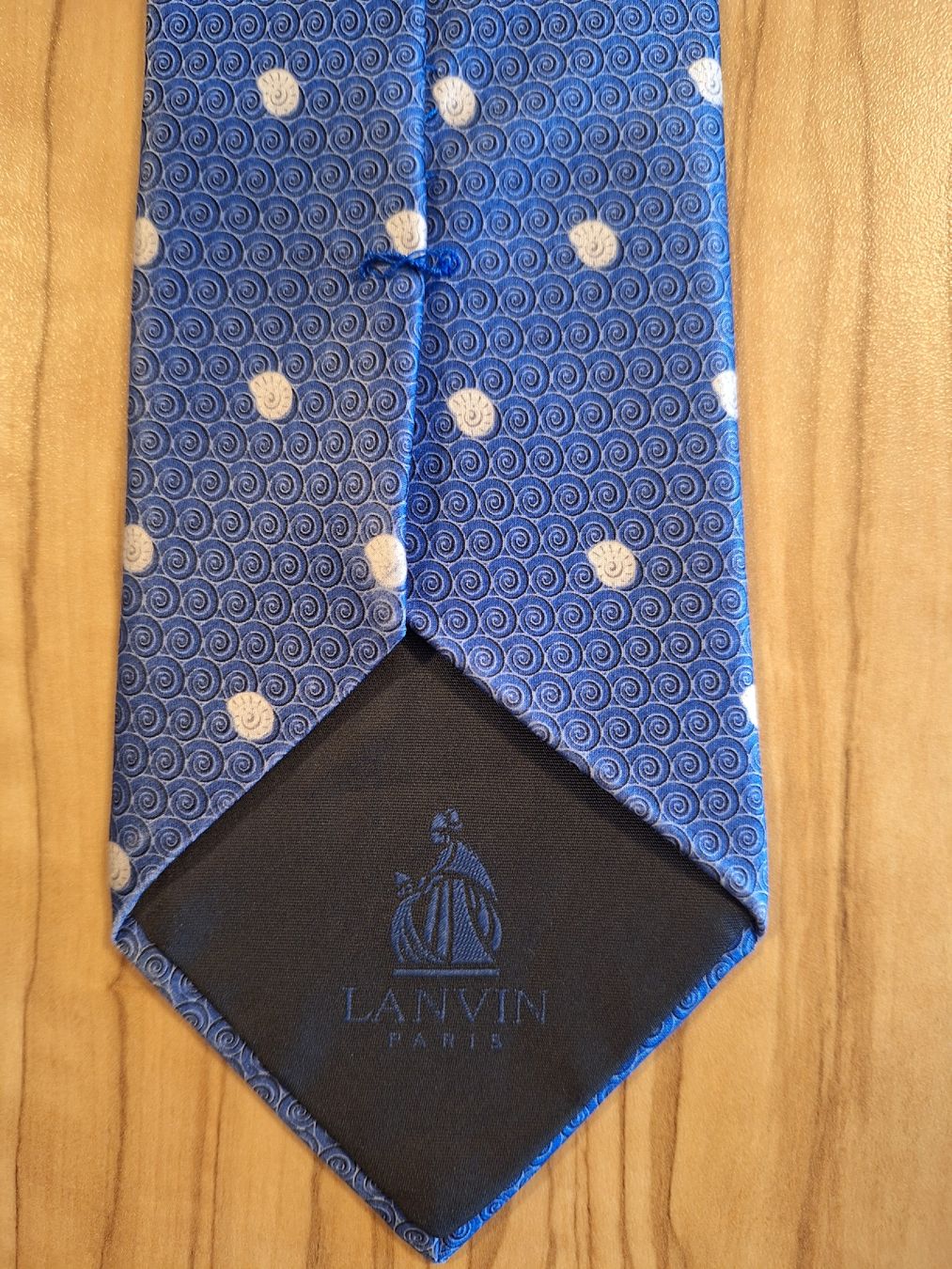 Lanvin Cravatte: LANVIN cravate Bleu roi – Usato da Genève venduto da mbest01 2