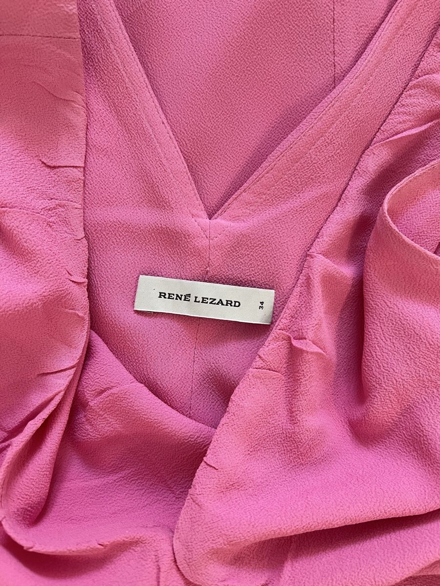 Vestiti: Rene Lezard Kleid pink Grösse 34 Seide – Usato da Basel venduto da Bettybooo 6
