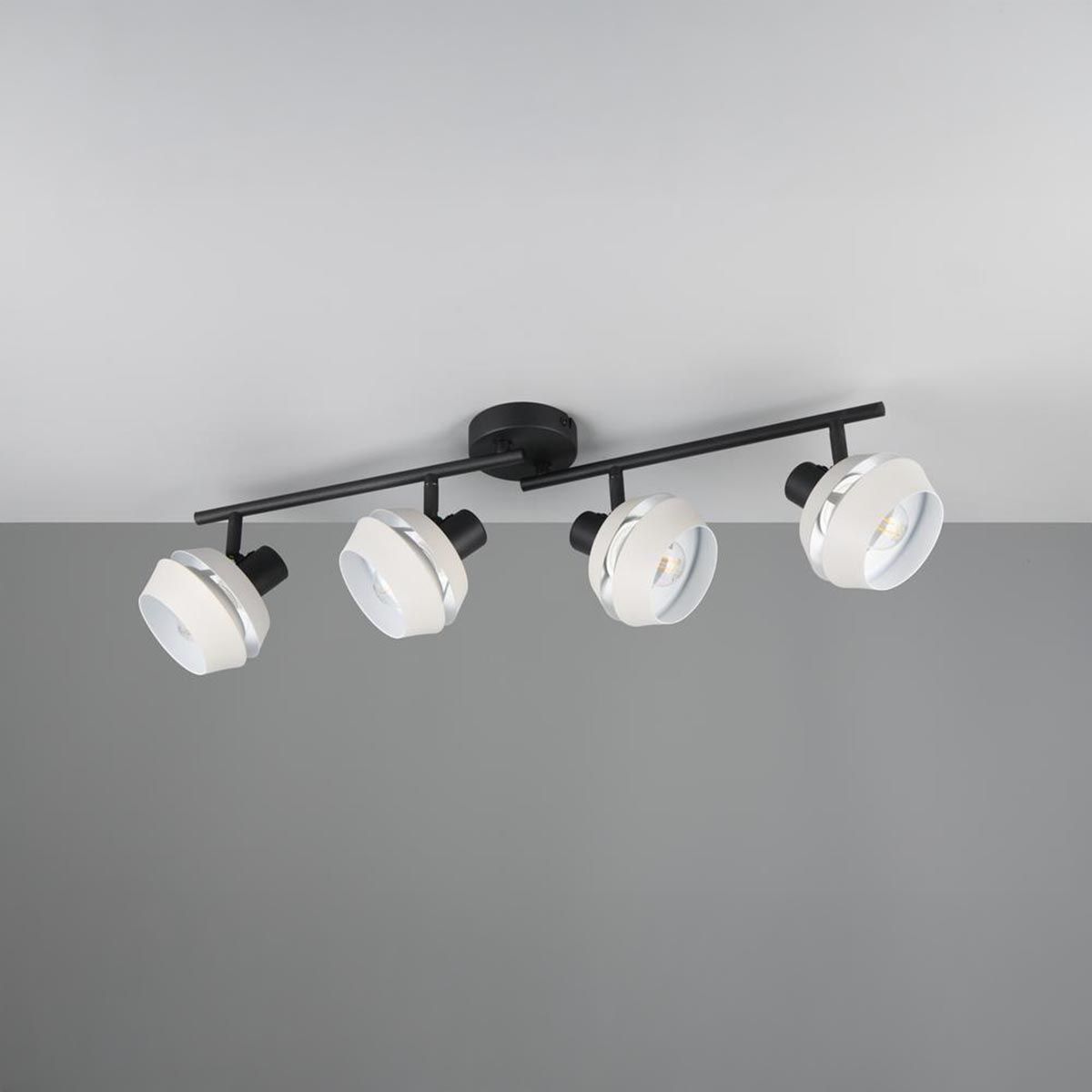 Lampade: 4er Strahler, Schwarz, Grau, 72 x 12 cm – Nuovo (secondo la descrizione) da Kreuzlingen venduto da Smart-Light 2