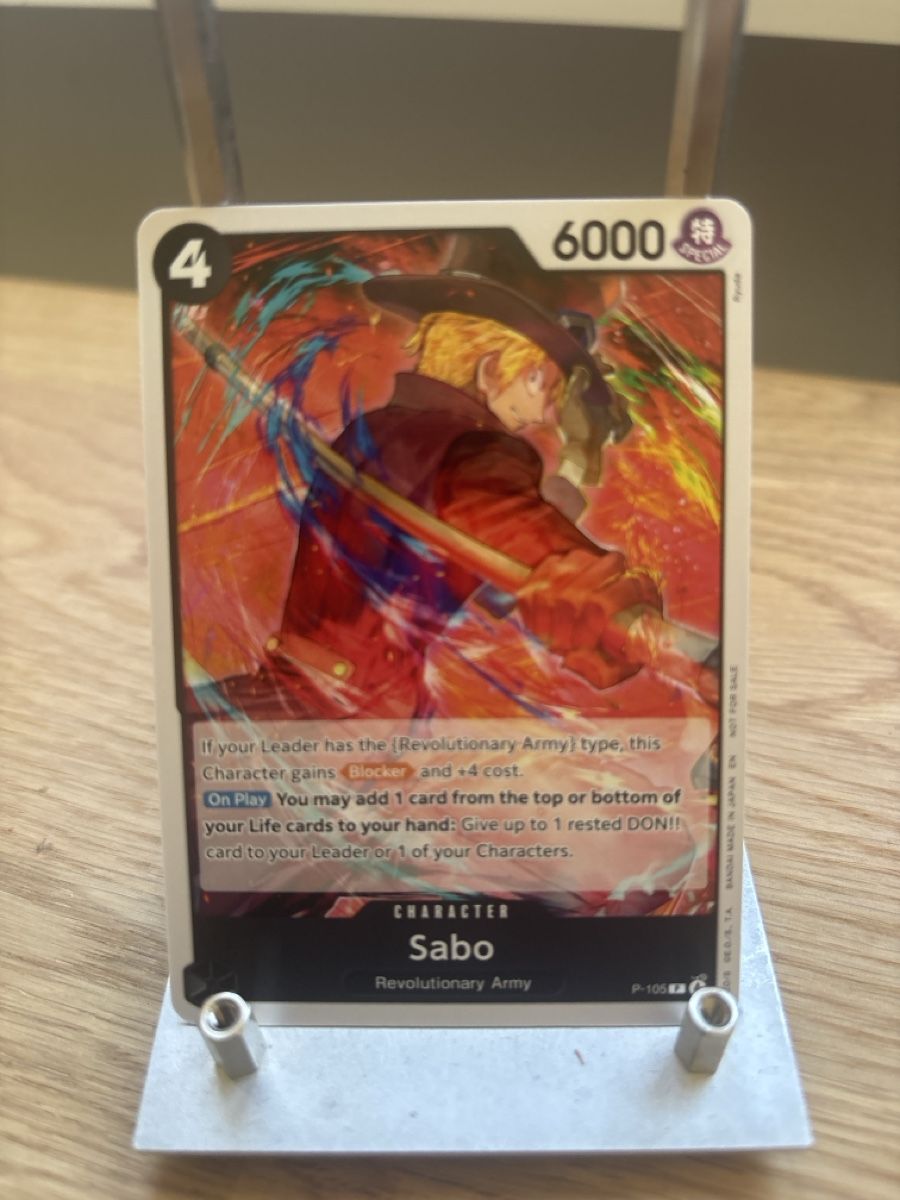 Bandai Carte collezionabili: One Piece -  Sabo P-105 - English – Nuovo e nell'imballaggio originale da steinhausen venduto da pat_nc2x 2
