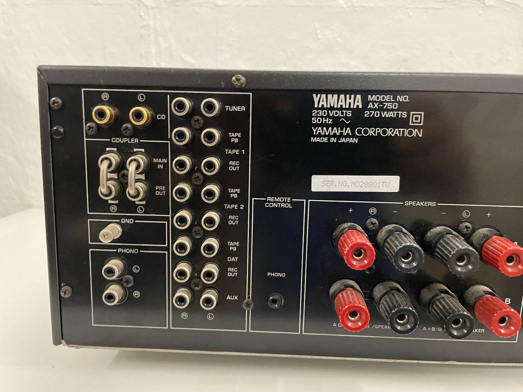 Yamaha Amplificatori: amplificateur Yamaha AX-750 – Usato da La Croix (Lutry) venduto da netrajet 7