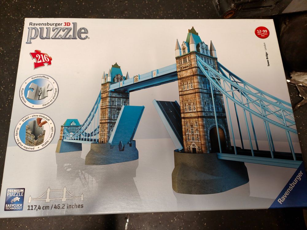 Ravensburger 3D Puzzle | Tower Bridge (London) (Gebraucht) in Kollbrunn ...