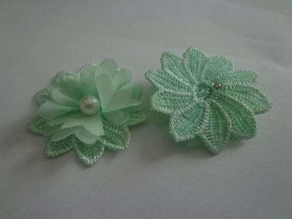 Lampade: Applique Dentelle FLEUR VERT 5 cm – Nuovo e nell'imballaggio originale da St-Imier venduto da goodber 1