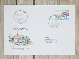 CL11 Enveloppe + Timbre Suisse 1998