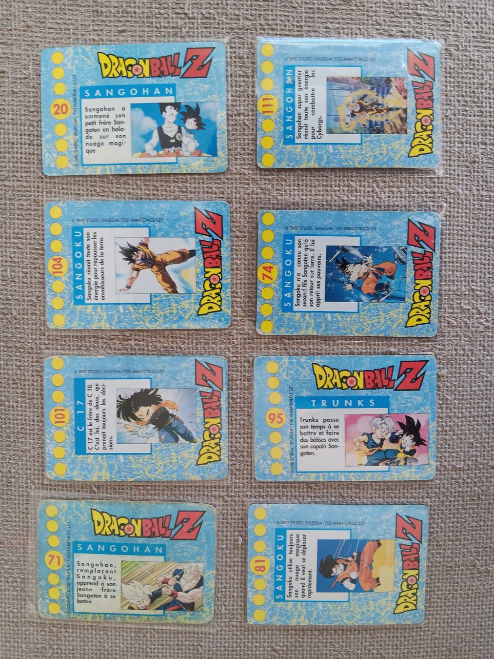Carte collezionabili: carte Dragon ball Z  – Usato da fribourg venduto da lambertstephane 1