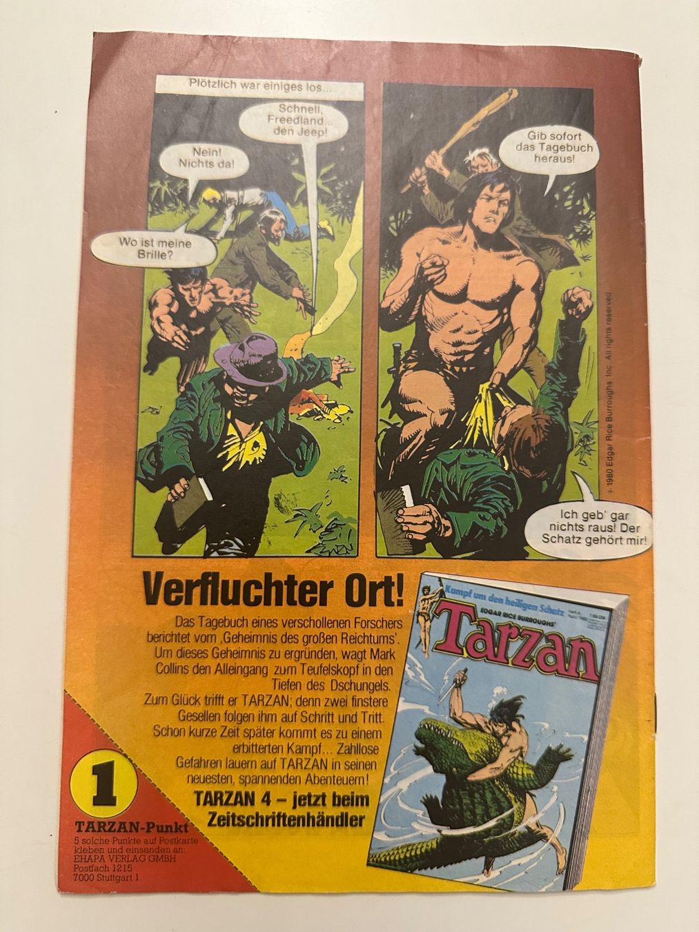 Fumetti: Tarzans Sohn Heft 4 – Usato da Münsingen venduto da Ganjam 2