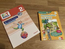 Deutsch und Rechtschreibung Bücher 2.Klasse Lernheft