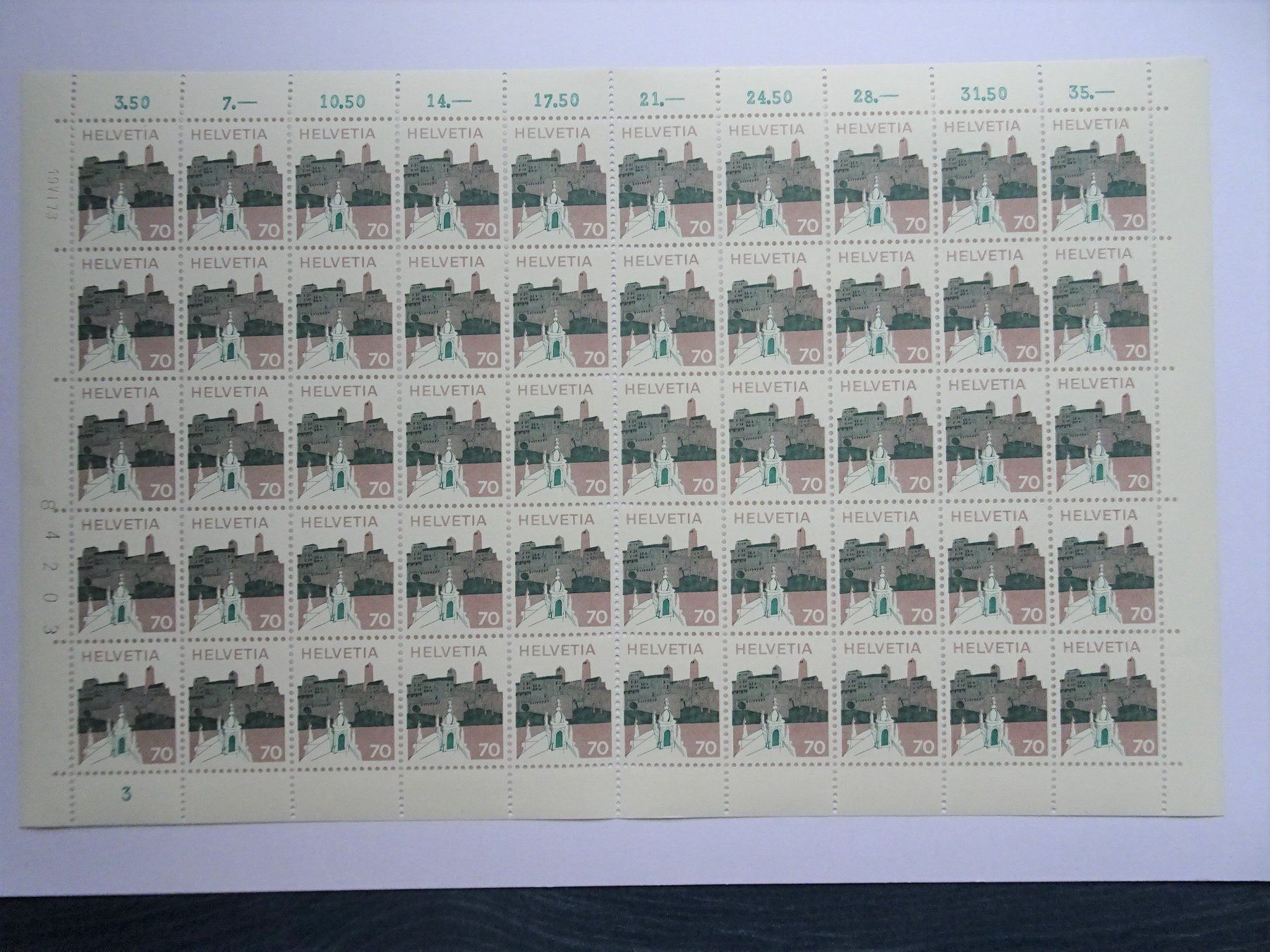 Alle Briefmarken: 1973** – Neu (gemäss Beschreibung) aus Aadorf von Chnorli-Furz