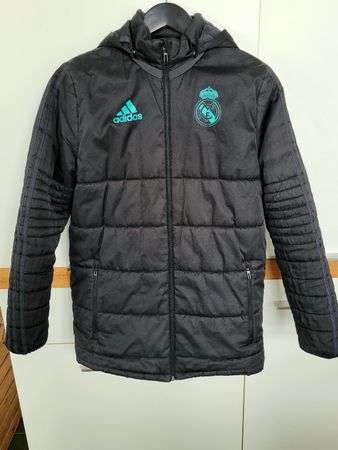 Real Madrid Adidas gefütterte Fussballjacke Gr. 164