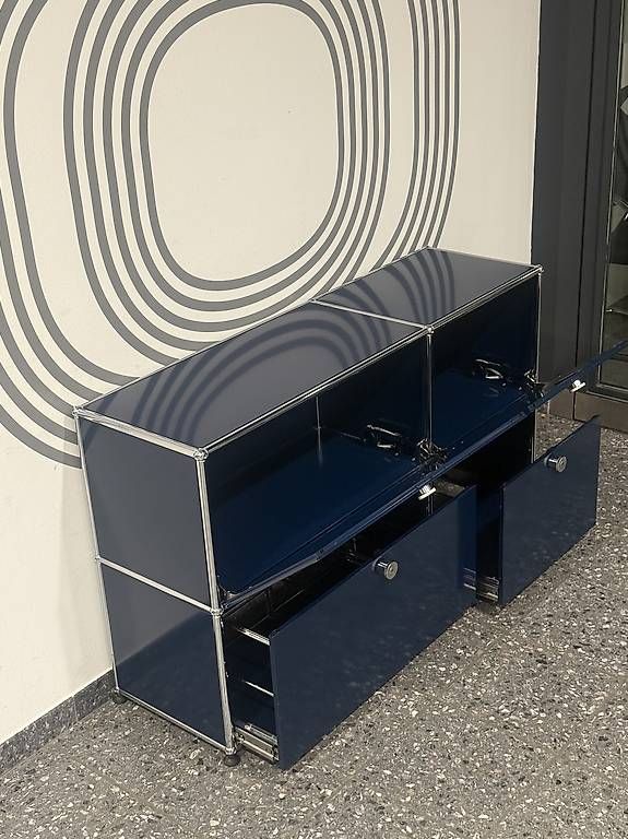 Scaffali: USM Haller Sideboard Stahlblau – Usato da Glattbrugg venduto da q-aderdesign 1