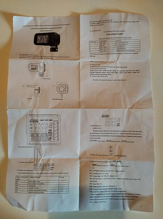 Kickboard: E Scooter Controller Set 24-48V 25A 500W S866Display – Gebraucht aus BASEL von E-Bro.Electro 6