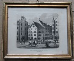 Schaffhausen  Aquatinta von Beck