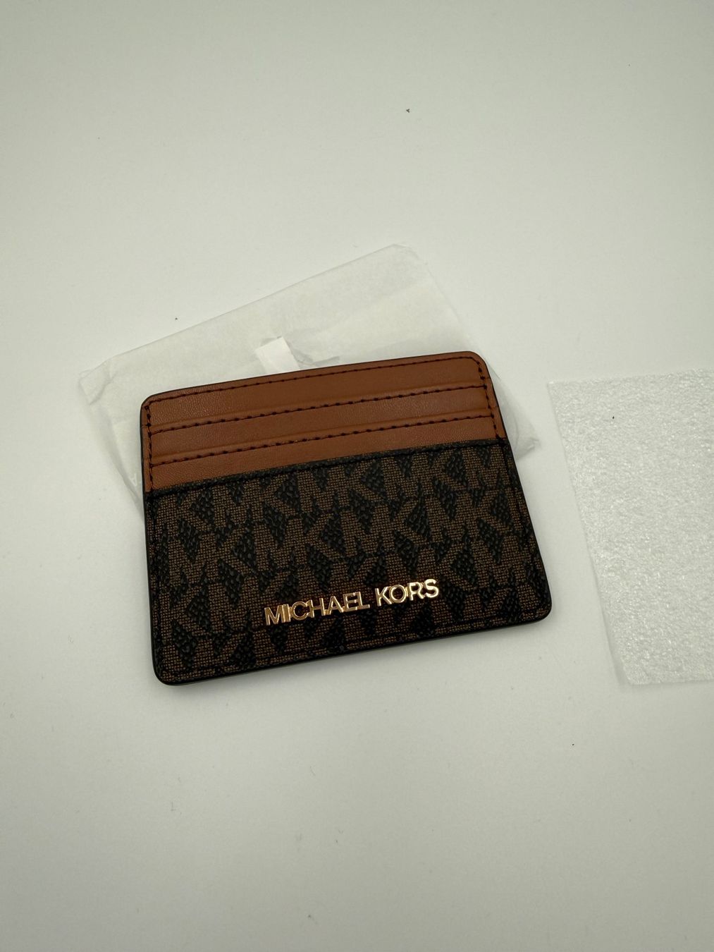 Michael Kors Brieftaschen: Michael Kors Cardholder brown – Neu und originalverpackt aus Wiedlisbach von Sistershop 4