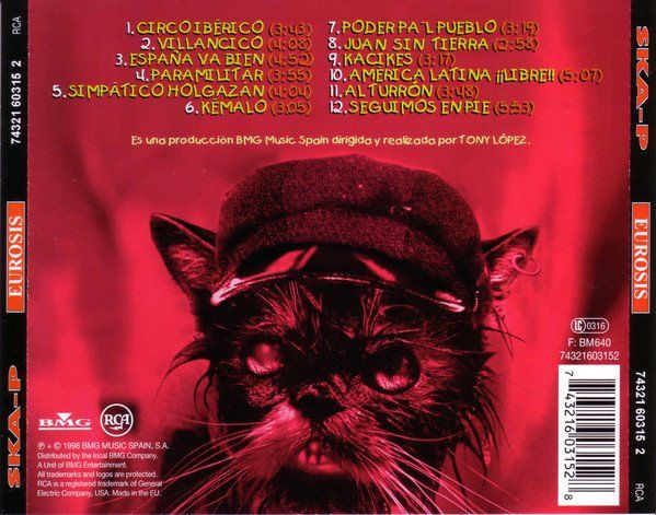 CD: CD Ska-P - Eurosis (1998) – Usato da Möriken AG venduto da mineralia 1