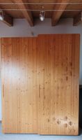 Kleiderschrank mit Schiebetüre Fichte