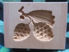 Anismodel, Tirggel, Gebäckmodel, Springerle, Holz, 6.5x5cm