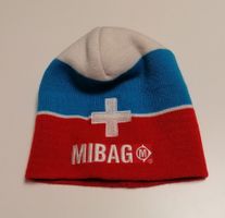 Mibag Wintermütze gestreift rot weiss blau