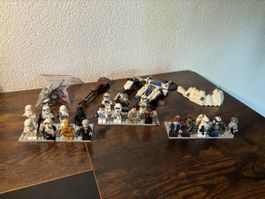 Lego Star Wars Minifiguren Sammlung, 23 Stück + Zubehör
