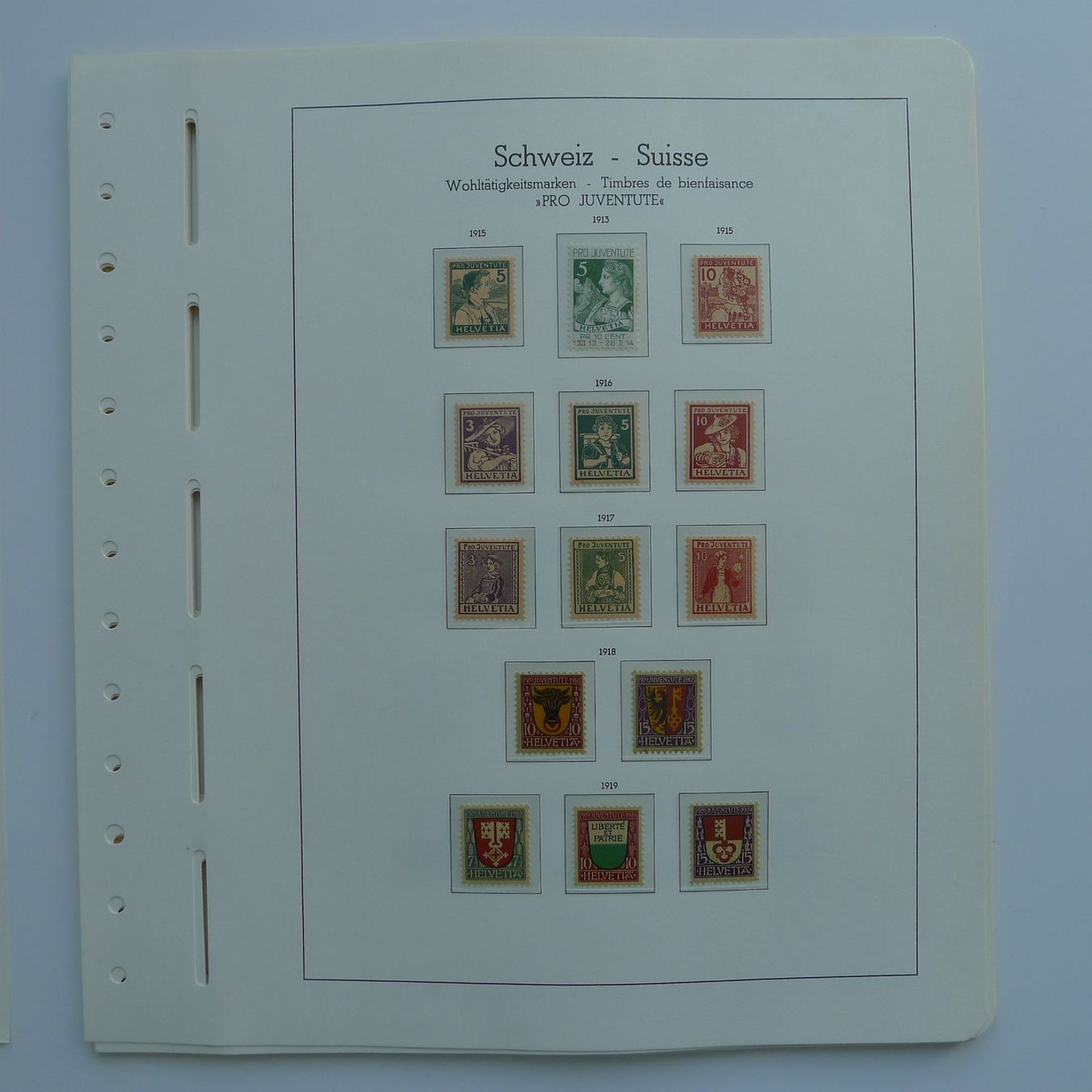 Alle Briefmarken: Sammlung Pro Juventute postfrisch ** (Vorläufer) Kat: 2400.- – Gebraucht aus Ebikon von SilvioFreund 4