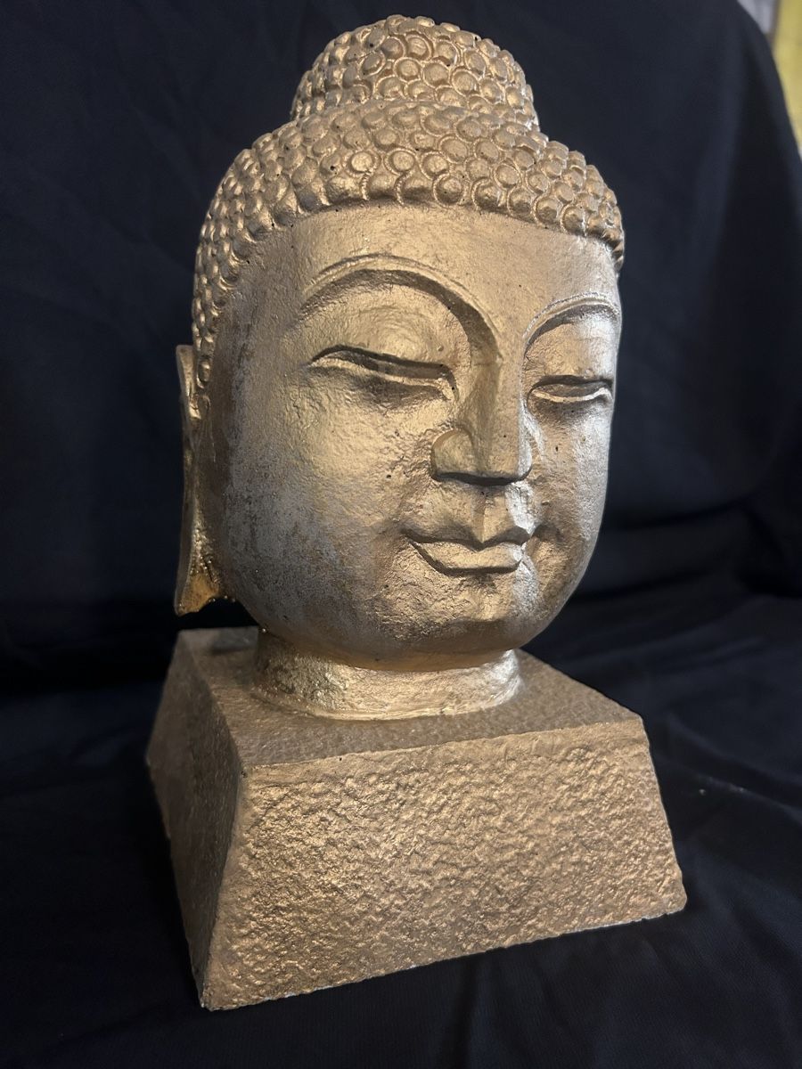 Skulpturen & Statuen: Goldene Buddha-Büste, Deko Figur – Gebraucht aus Glarus von KunstWerkEr-LS87 1