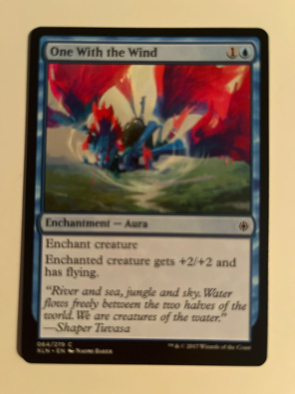 Magic The Gathering Carte collezionabili: 1 x One With the Wind - Magic: The Gathering - MtG – Usato da Kriens venduto da Shadi1980