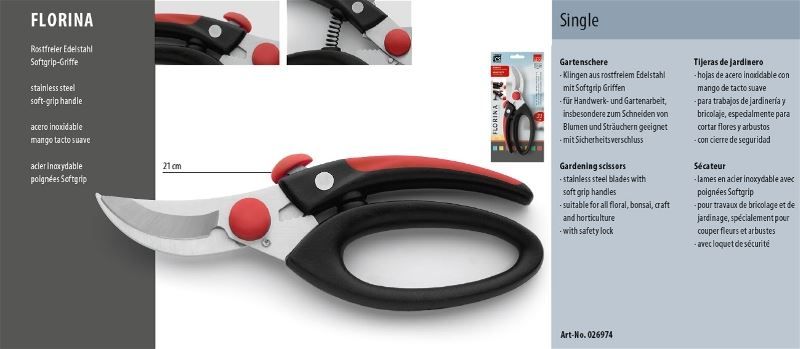Tutti gli attrezzi: Messer FLORINA Gartenschere – Nuovo e nell'imballaggio originale da Wettingen venduto da kochshop 1