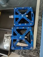 FRM Mountainbike Pedale, blau, guter  Zustand, gebraucht