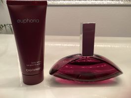 Euphoria Parfum 100ml  +Bodylotion 100ml Calvin Klein