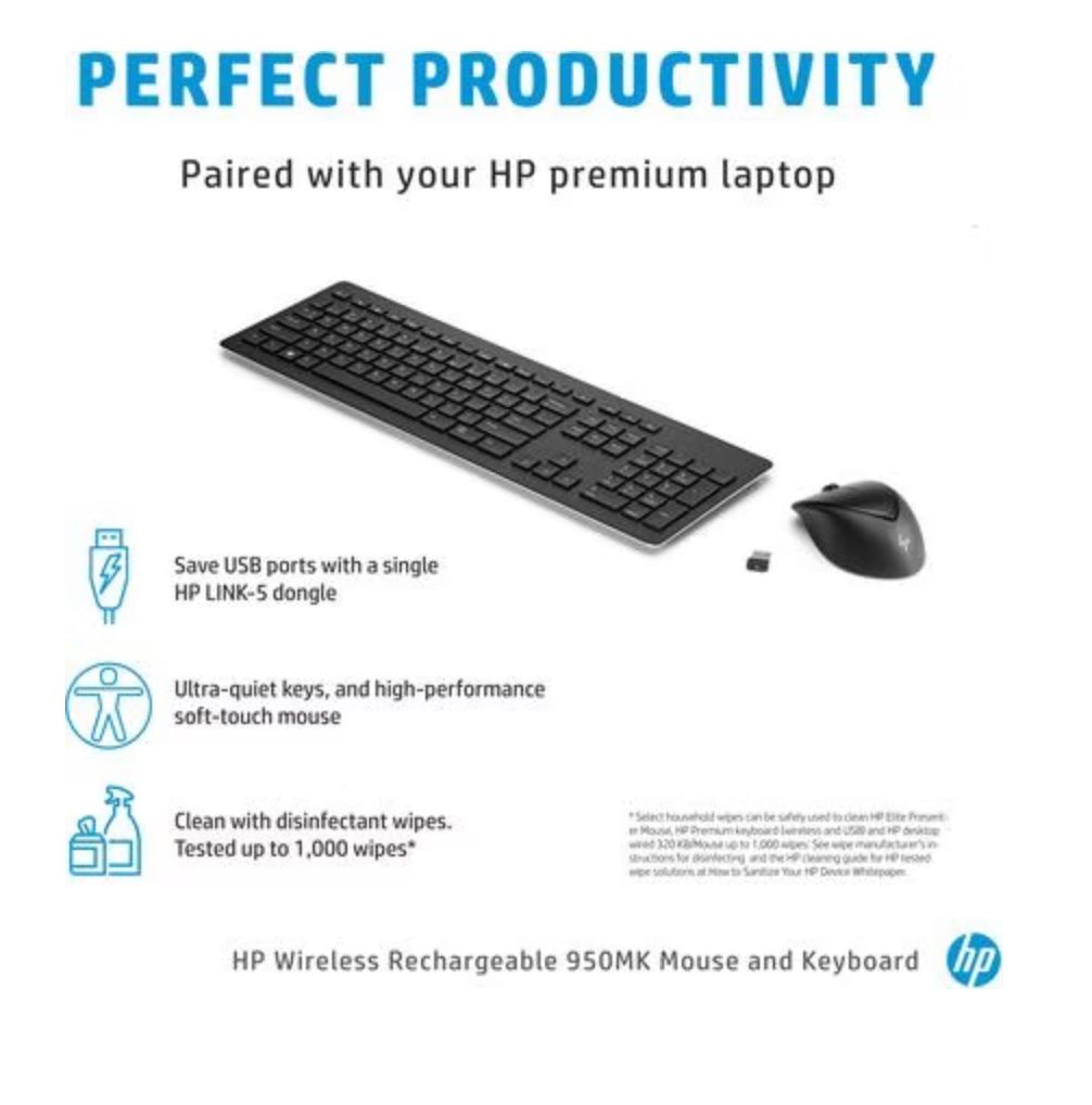 Hewlett Packard Tastiere: HP 950 MK Testatur + Maus Combo - US-Layout - Ovp. – Nuovo e nell'imballaggio originale da Tafers venduto da JP911 6