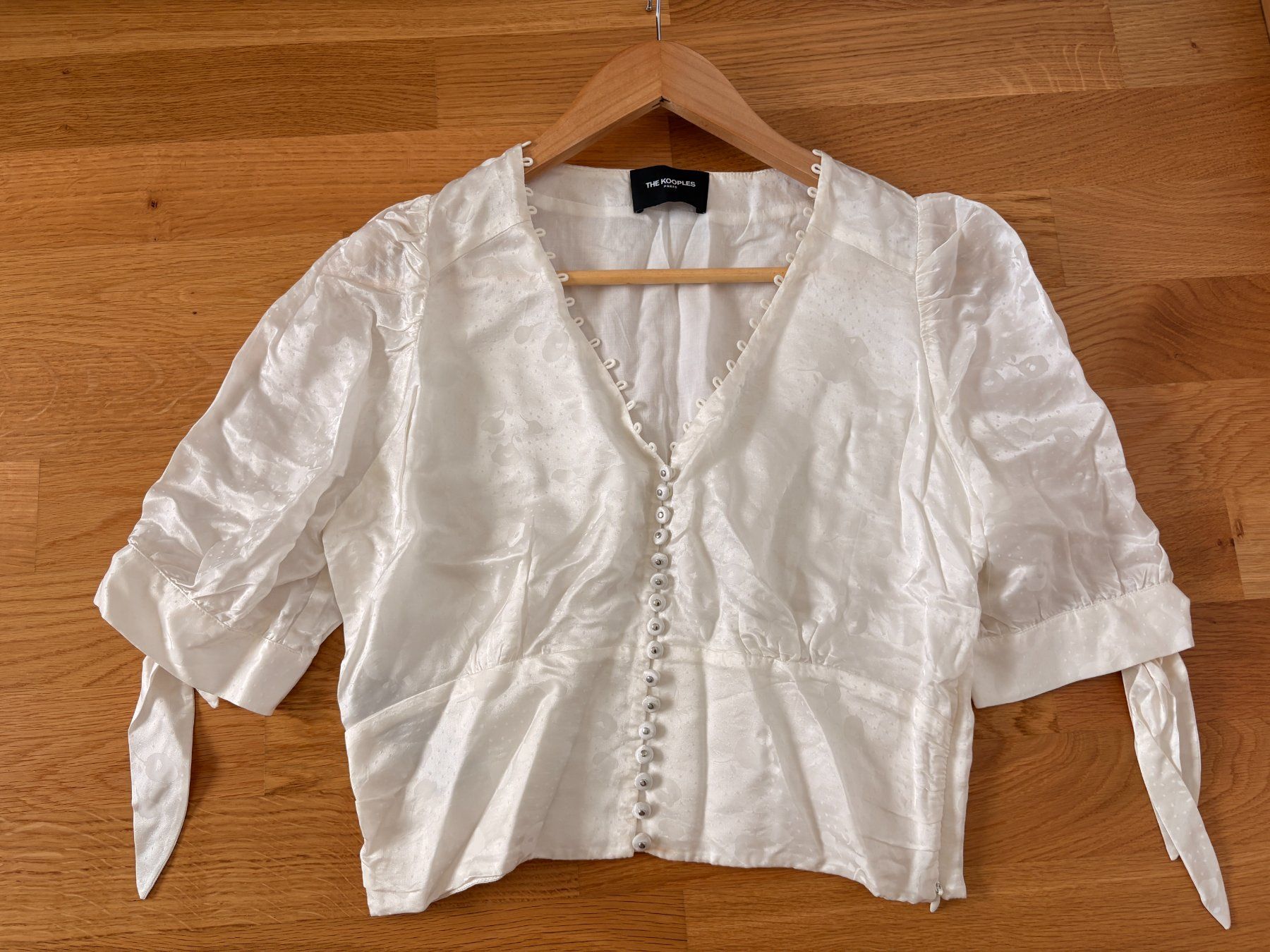 Kooples Camicette: Blouse blanche à manche courte The Kooples – Usato da Martigny venduto da fan_lxx6